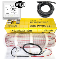 Комплект нагрівальний мат in-therm ECO + регулятор WiFi для теплої підлоги без стяжки